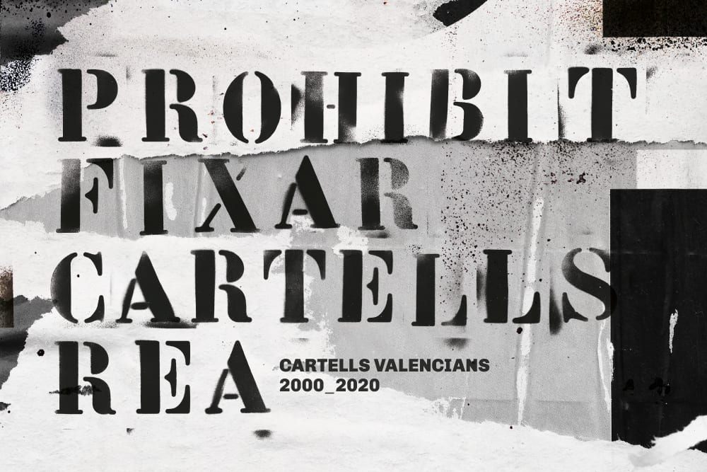 ‘Prohibit fixar cartells. REA’ desembarca en la Lonja del Pescado de Alicante