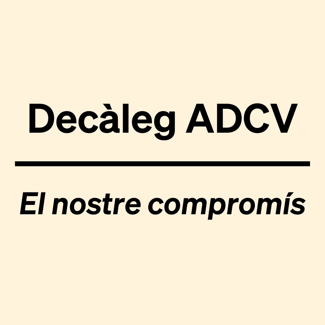 Decàleg de Principis d’ADCV